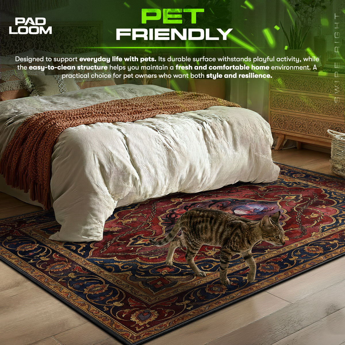 Rem Oni Rage Rug - Re:Zero Chair Mat