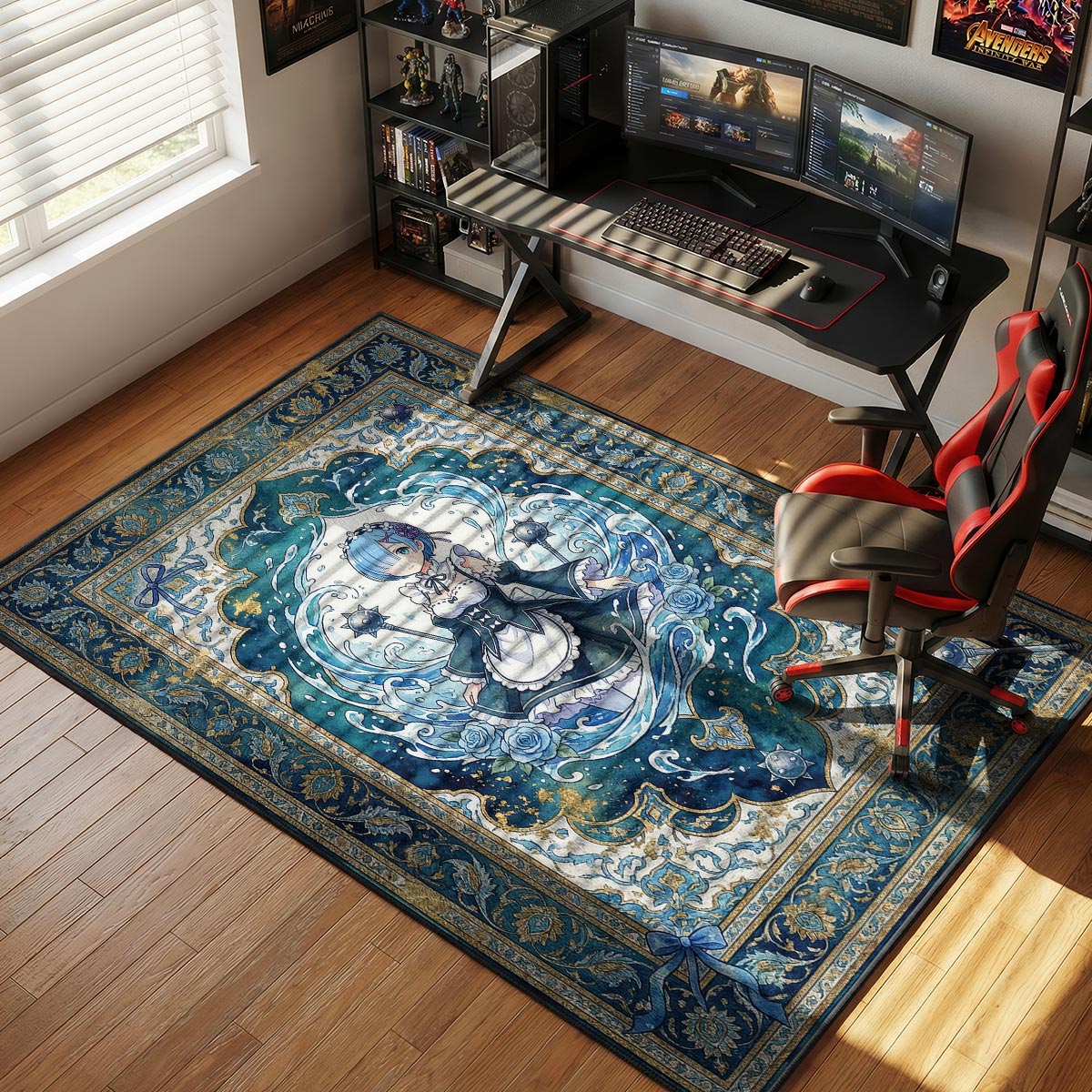 Rem Water Maiden Rug - Re:Zero Chair Mat