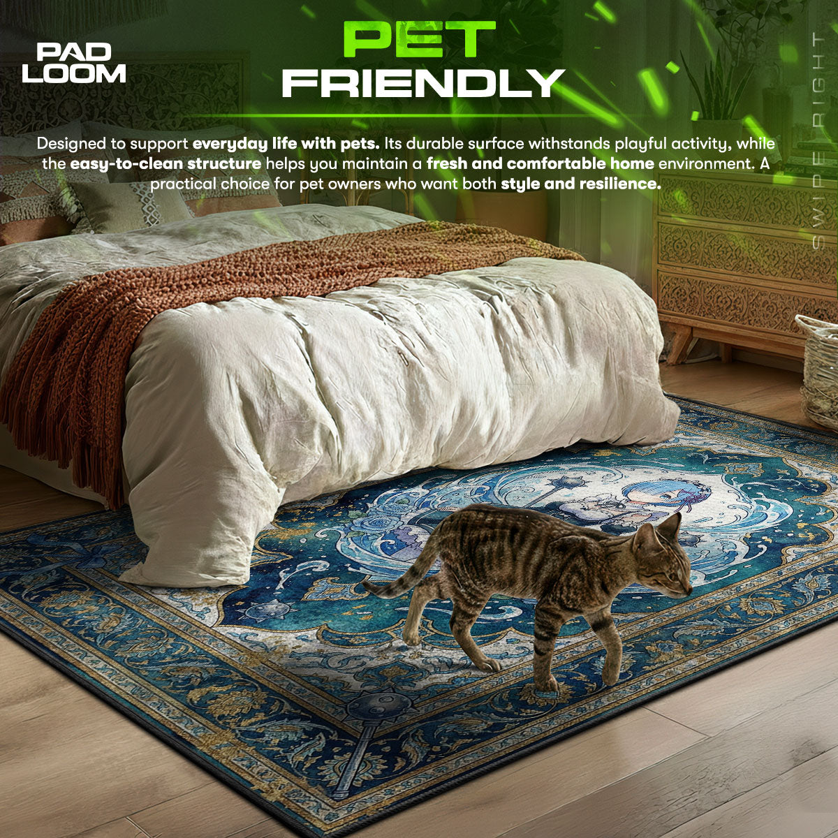 Rem Water Maiden Rug - Re:Zero Chair Mat