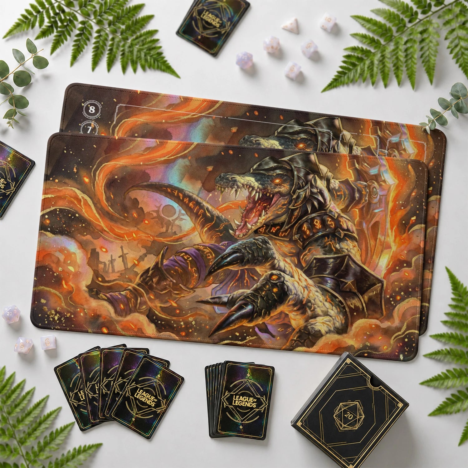 Renekton Inferno Playmat - LoL Riftbound TCG Mat