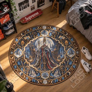 Rennala Moonlit Round Rug - Elden Ring Chair Mat