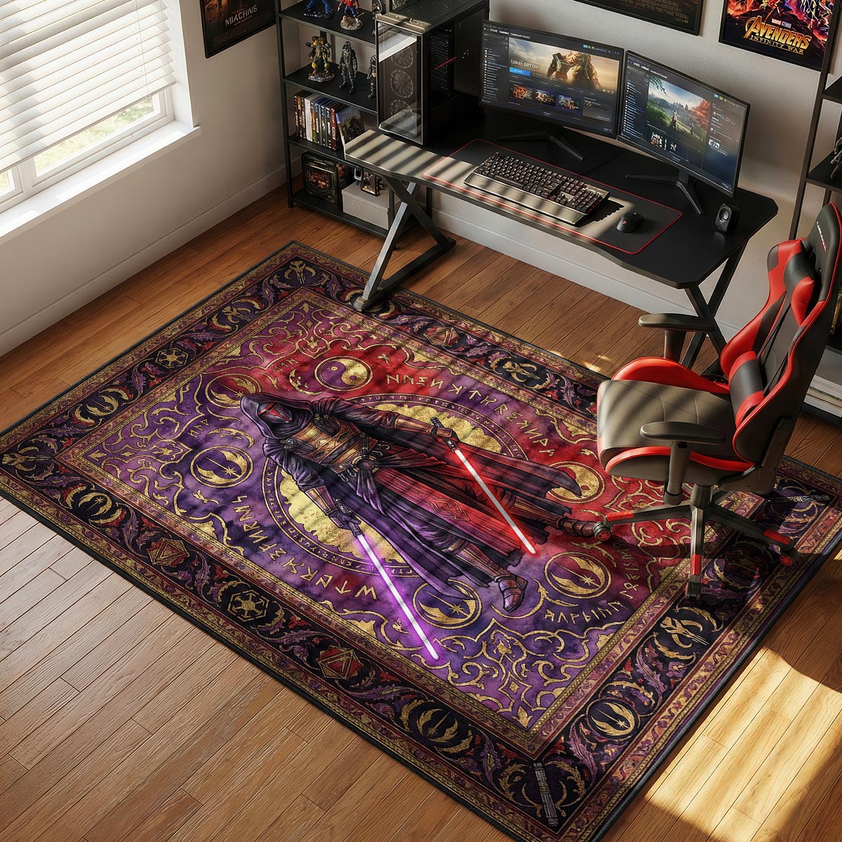Revan Dual Force Star Wars Room rug — main product view