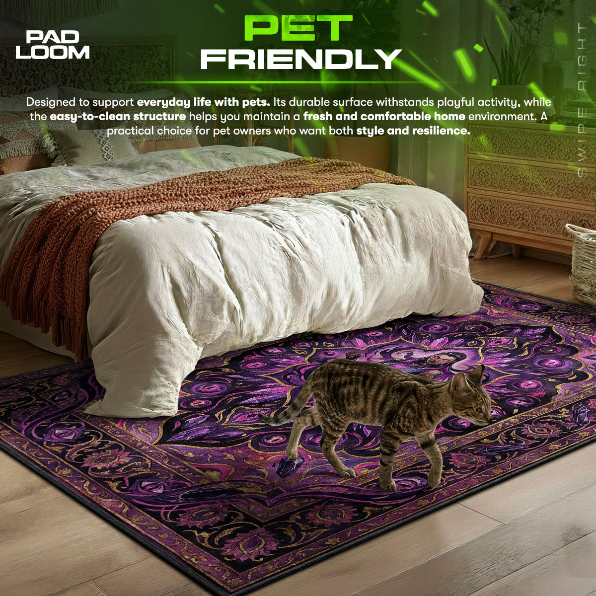 B-12 Rotes Protokollteppich - Streunende Stuhlmatte