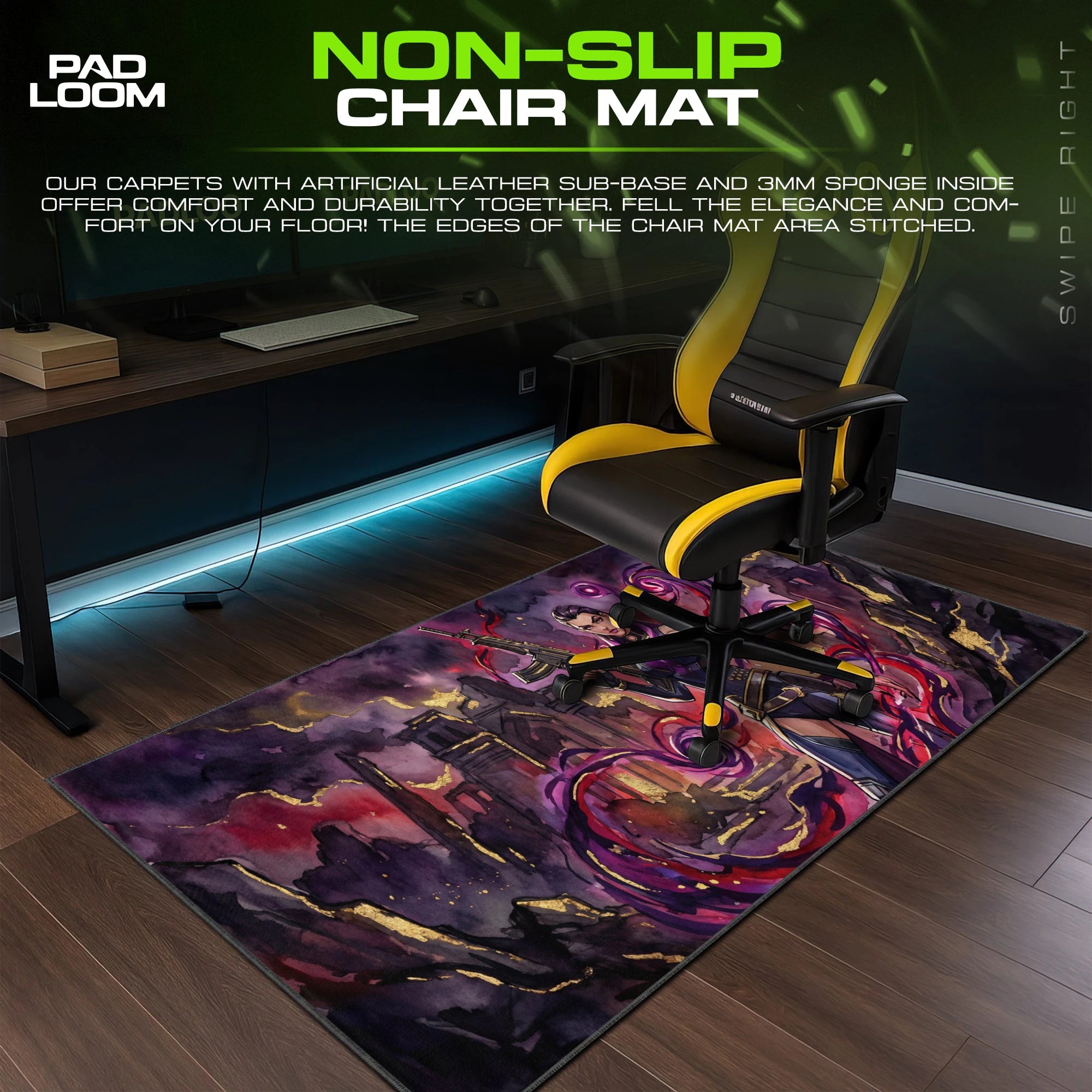 Reyna Soul Harvest Mouse Pad - Valorant Desk Mat