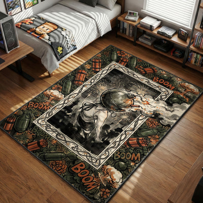 Reze Bomb Girl Fireworks Rug - Chainsaw Man Chair Mat