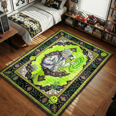 Rick Balenciaga Portal Rug - Trippy Floor Mat Decor