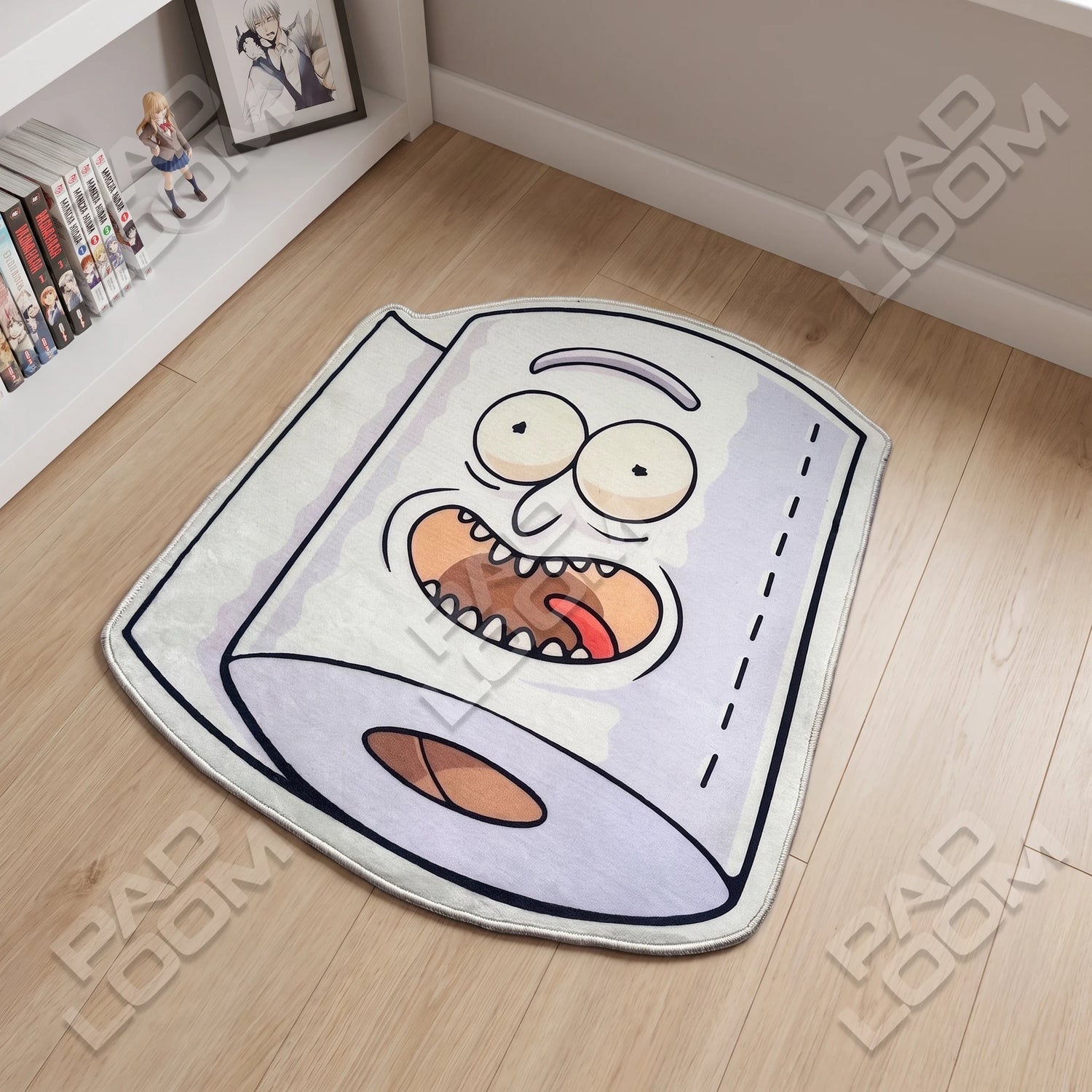 Rick Sanchez Rug - Shaped Cartoon Area Rug