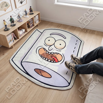 Rick Sanchez Rug - Shaped Cartoon Area Rug