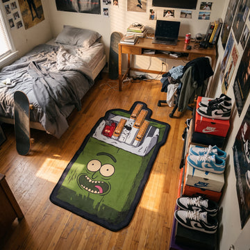 Rick Sanchez Smoke Rug - Shaped Cartoon Area Rug