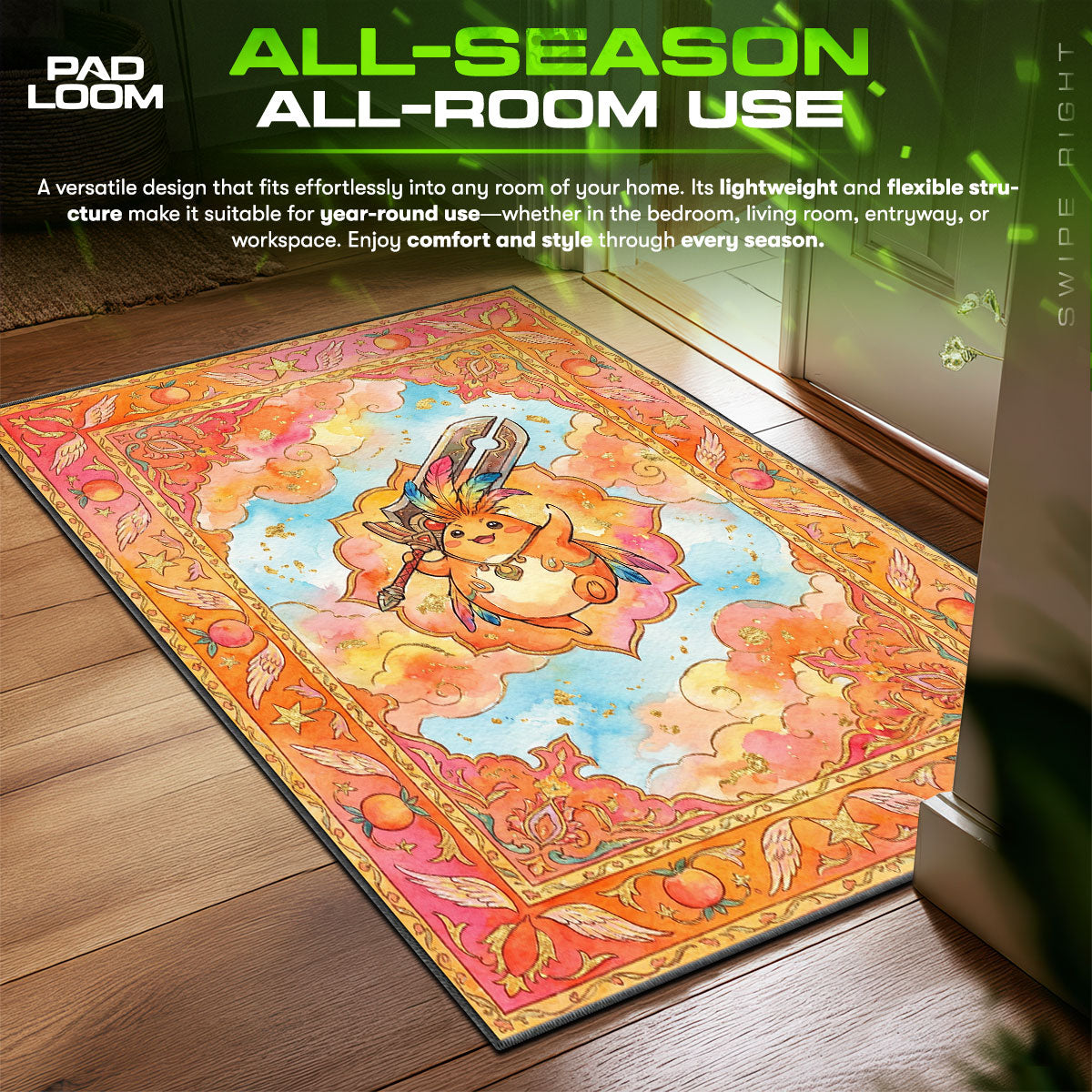 B-12 Rotes Protokollteppich - Streunende Stuhlmatte