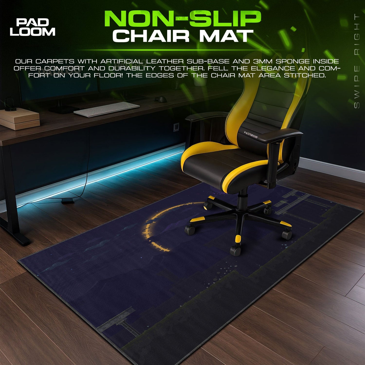 Risk of Rain Mouse Pad, Lunar Eclipse Gamer Desk Mat Padloom