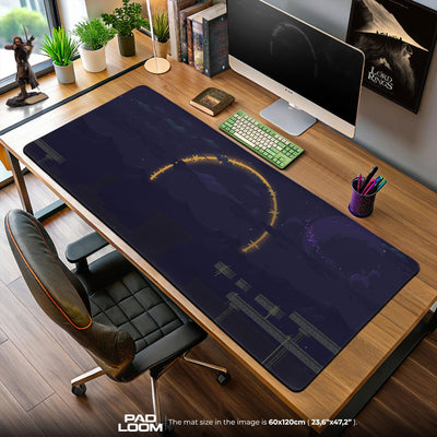 Risk of Rain Mouse Pad, Lunar Eclipse Gamer Desk Mat