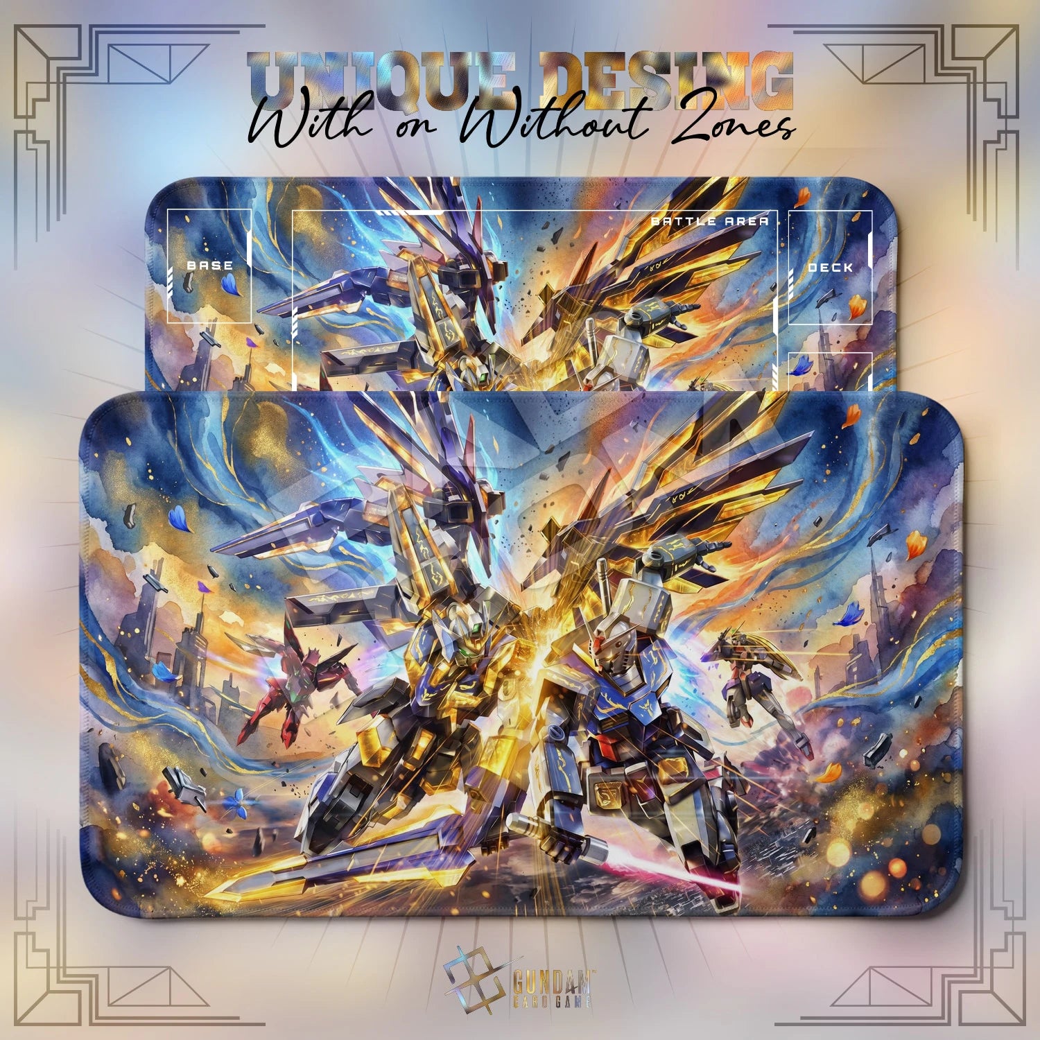 Rival Wings Playmat - Gundam TCG Card Game Mat