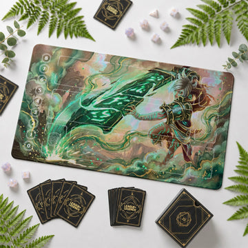 Riven Verdant Playmat - LoL Riftbound TCG Mat