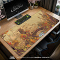 Rivendell Autumn Bridge Mouse Pad – gaming desk mat by Padloom