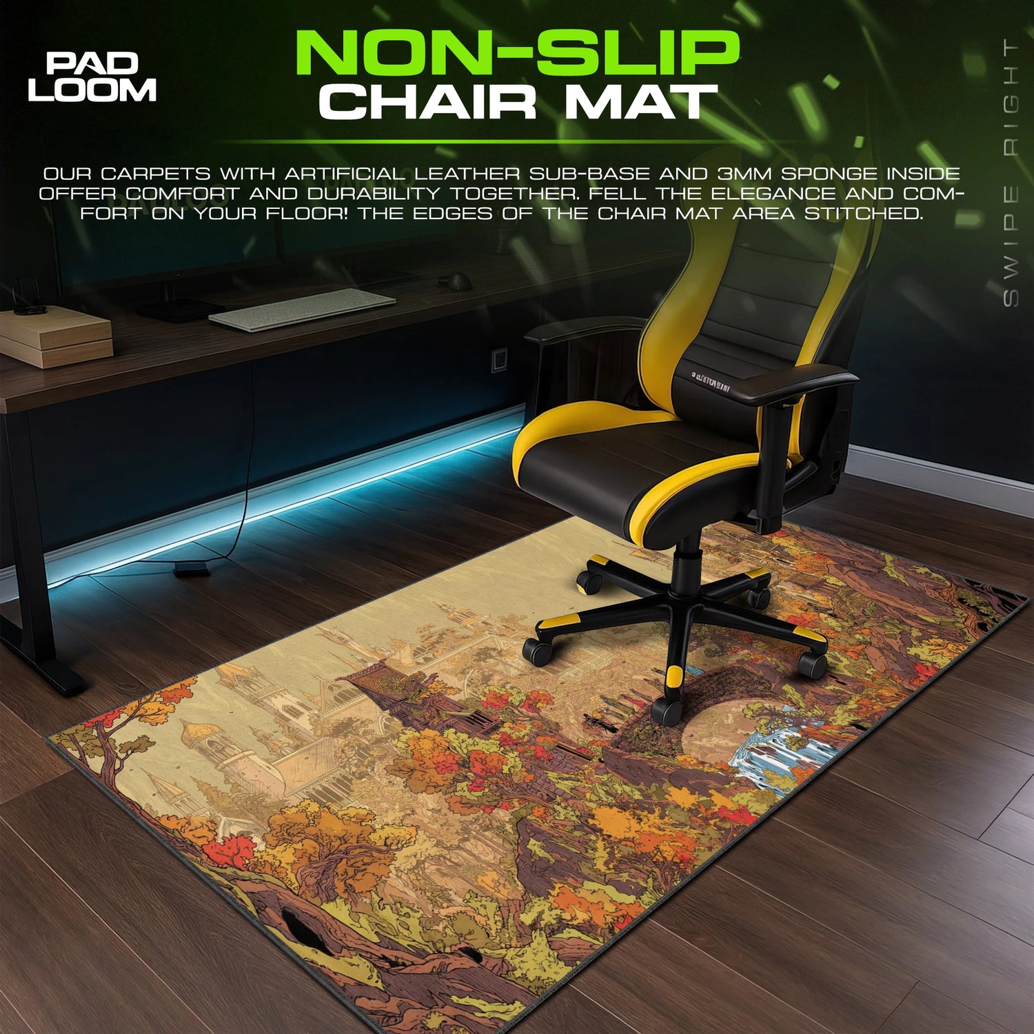Rivendell Autumn Bridge Mouse Pad - LOTR Desk Mat