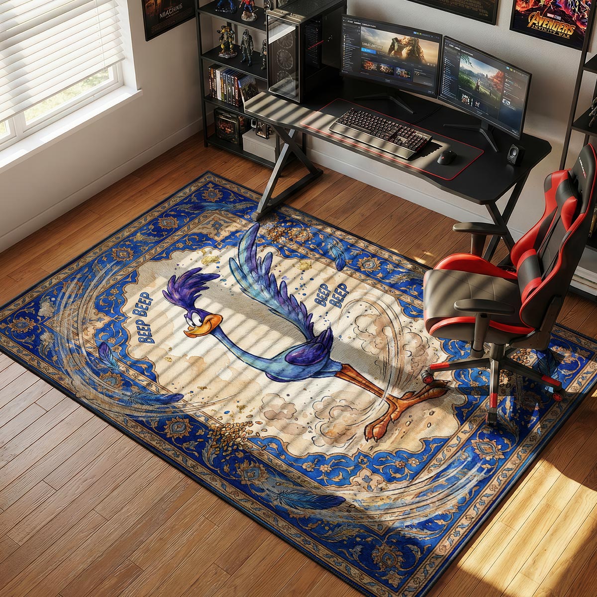 Road Runner Beep Beep Kids Floor rug — main product view