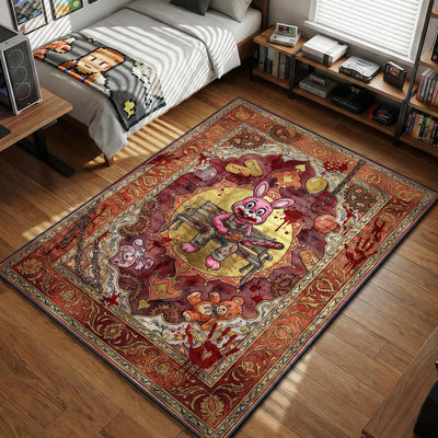 Robbie the Rabbit Chainsaw Rug - Silent Hill Chair Mat