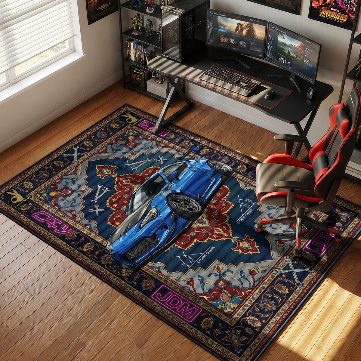 Rocket Bunny BRZ JDM Floor rug — main product view