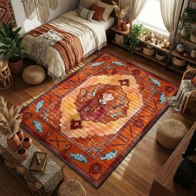 Ron Weasley Gryffindor Vibes Rug - Harry Potter Room Mat