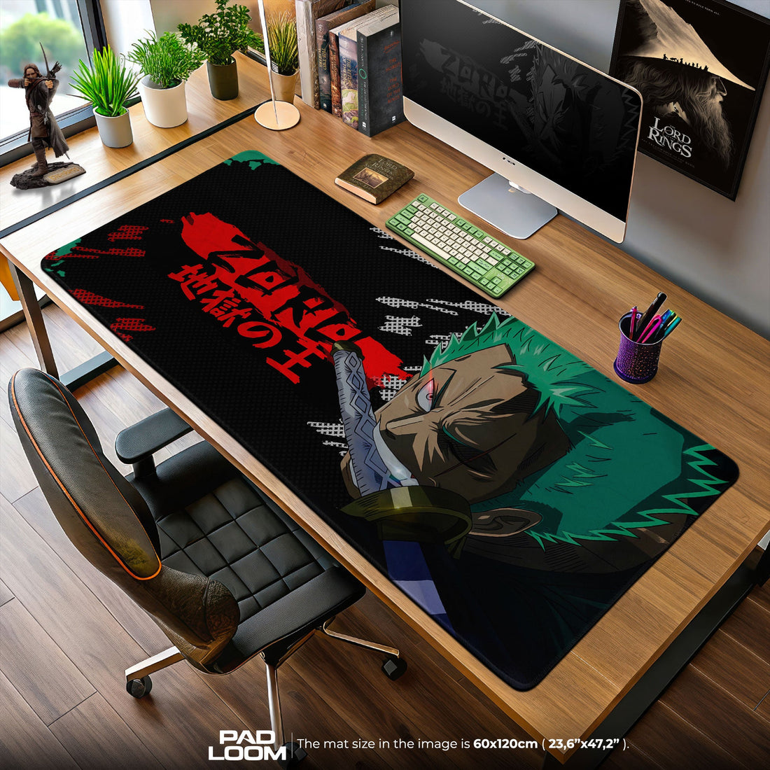 Roronoa Zoro Mouse Pad - Manga Strike Anime Desk Mat Padloom