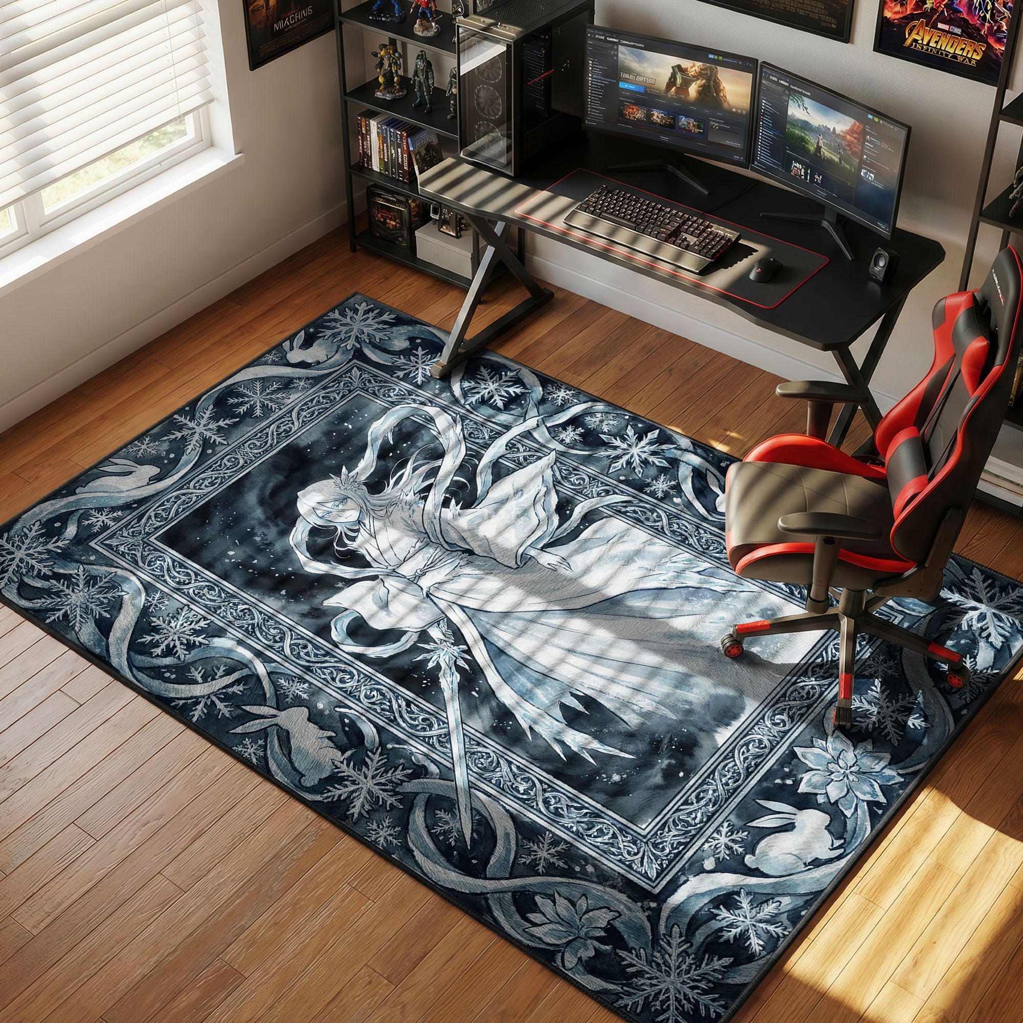 Rukia Hakka No Togame Rug - Bleach Chair Mat