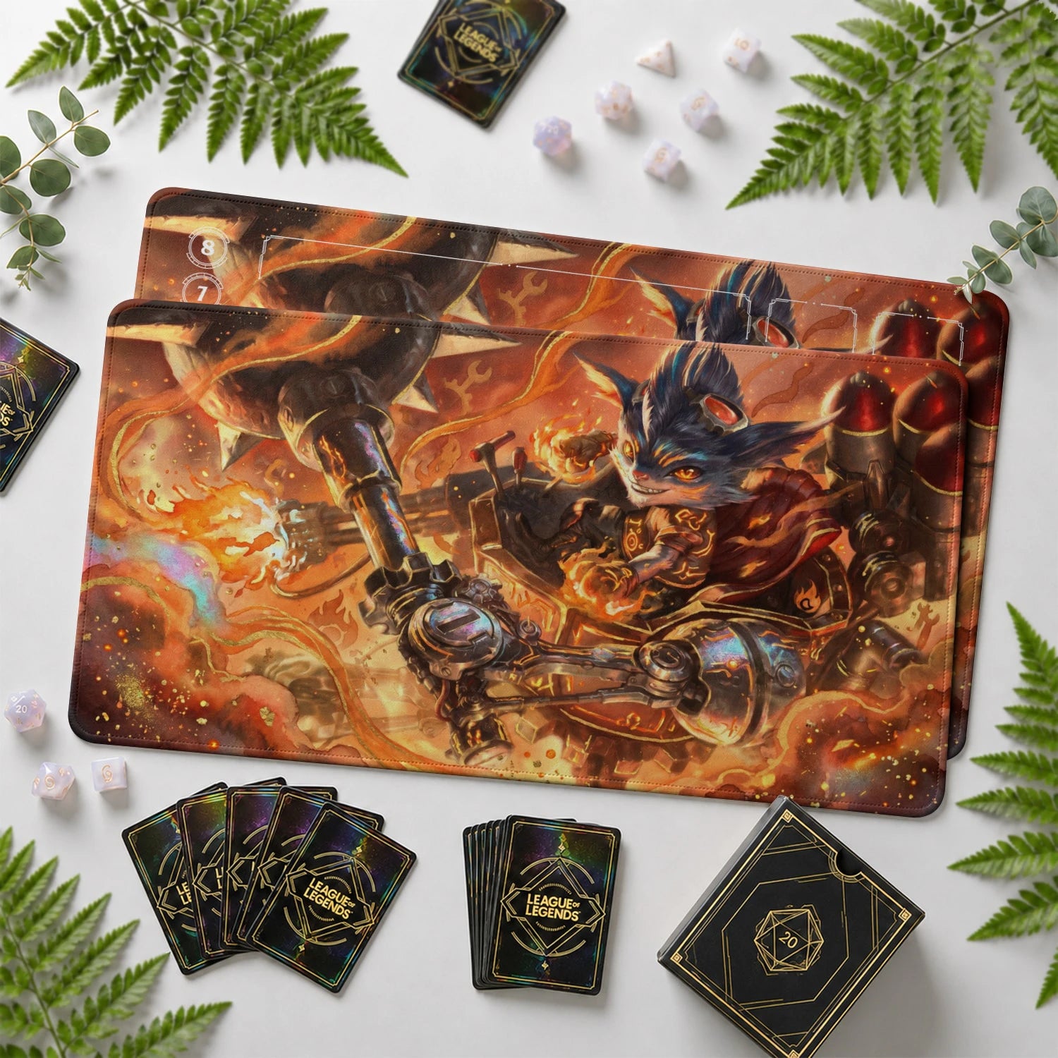 Rumble Mech Playmat - LoL Riftbound TCG Mat