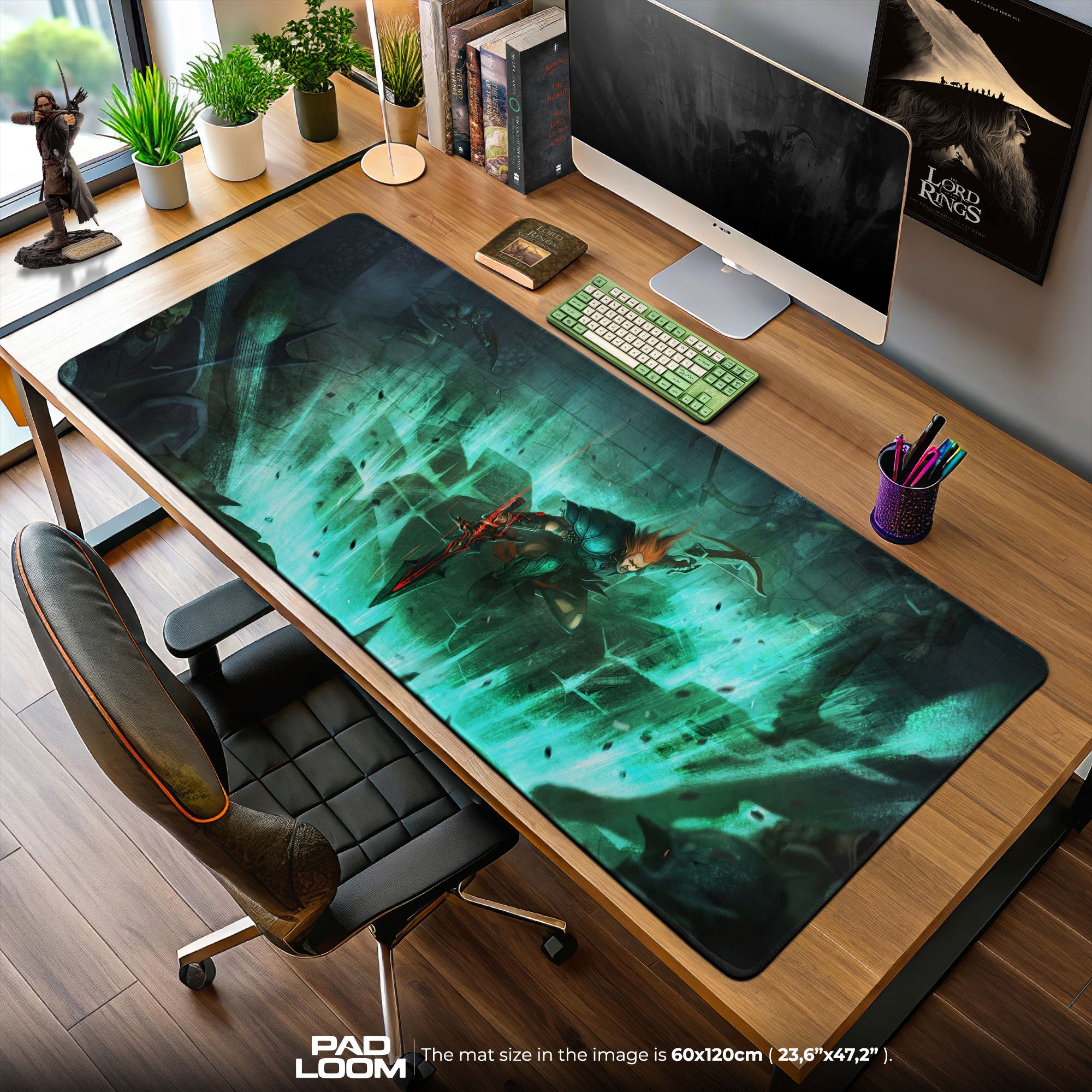 Runescape Barrows Mouse Pad, Game Dungeon Gaming Desk Mat