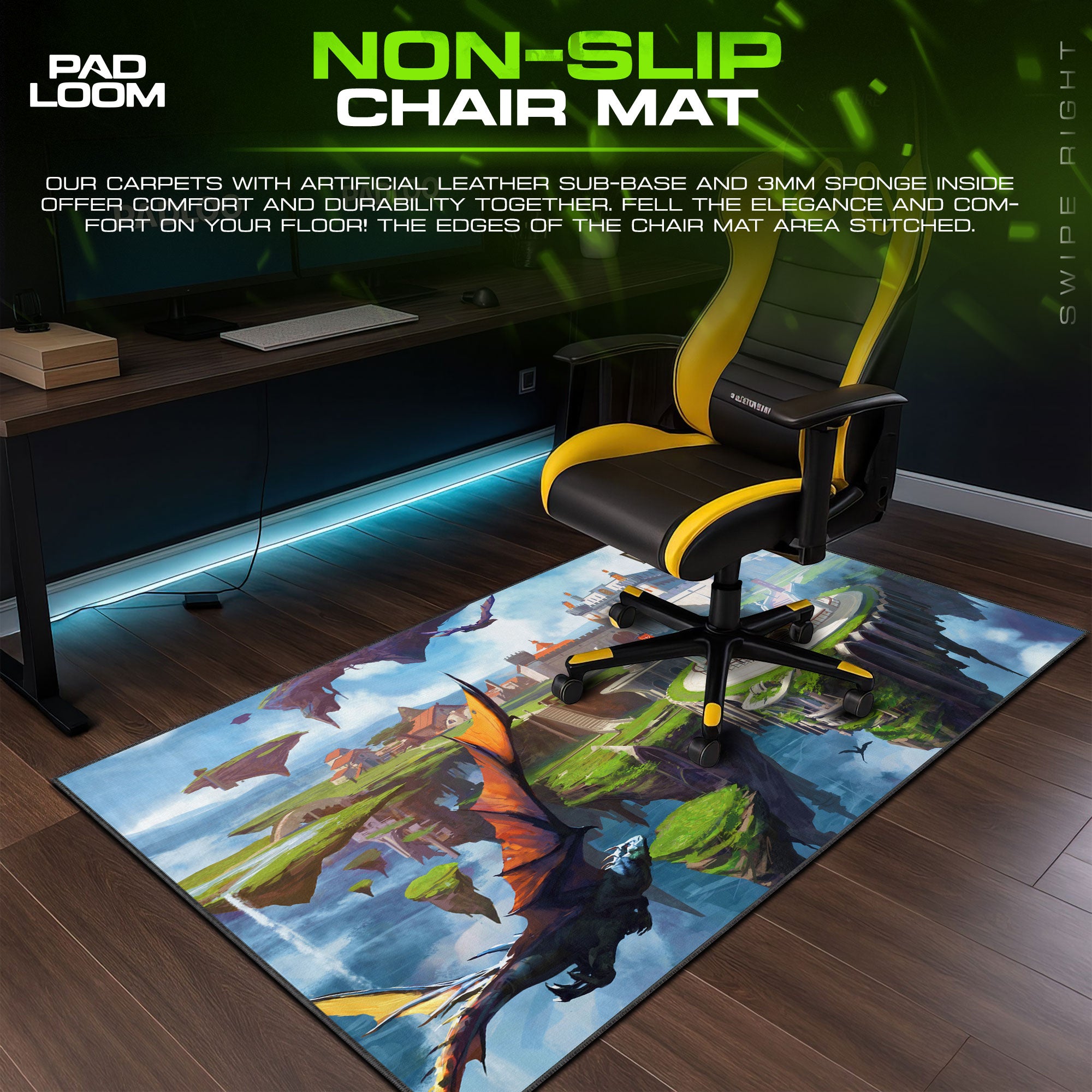 Runescape Castle Wars Mouse Pad, Game Fantasy Gaming Desk Mat