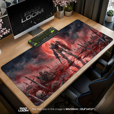 RX-78-2 Blood Moon Mouse Pad - Gundam Desk Mat