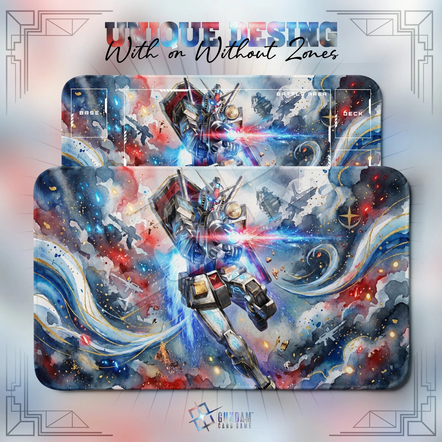 RX-78-2 Crossfire Playmat - Gundam TCG Card Game Mat