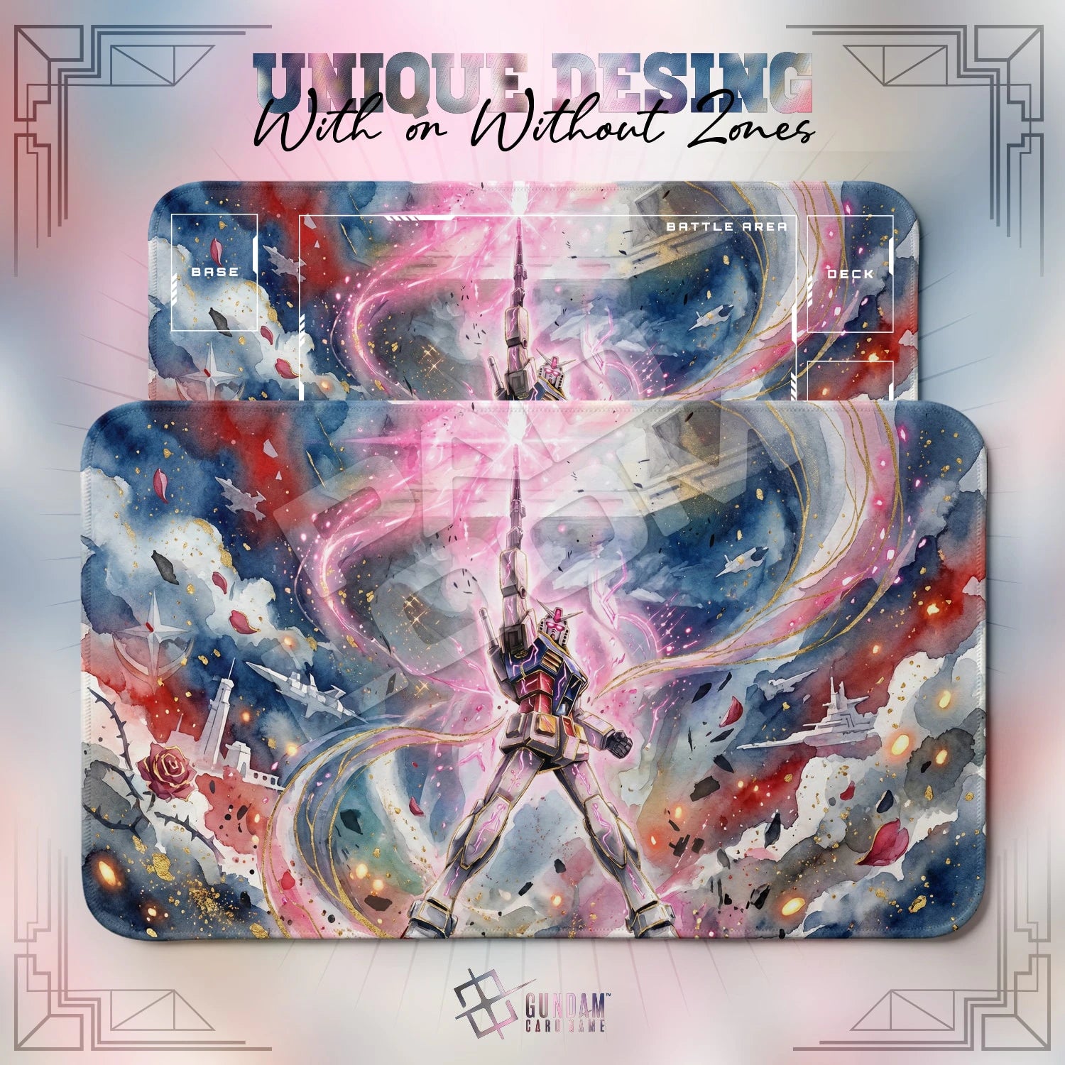 RX-78-2 Last Shot Playmat - Gundam TCG Card Game Mat