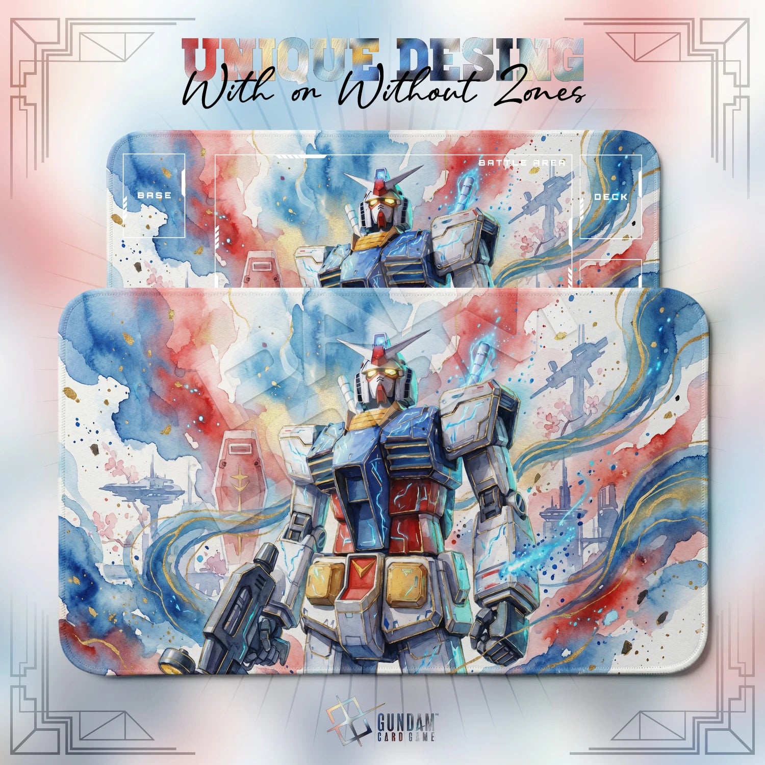RX-78-2 Sakura Playmat - Gundam TCG Card Game Mat