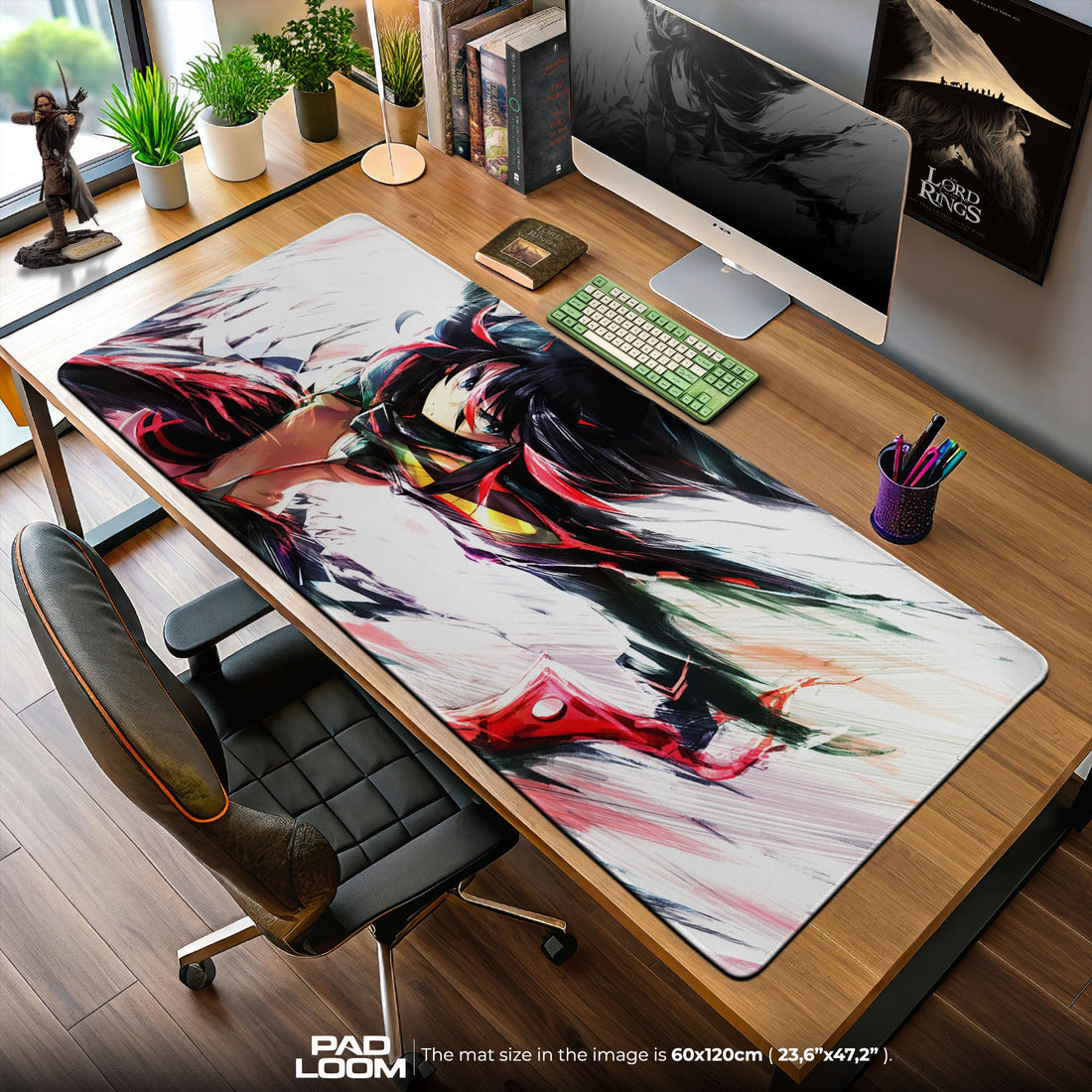 Ryuko Matoi Mouse Pad - Rebel Alliance Anime Desk Mat Padloom