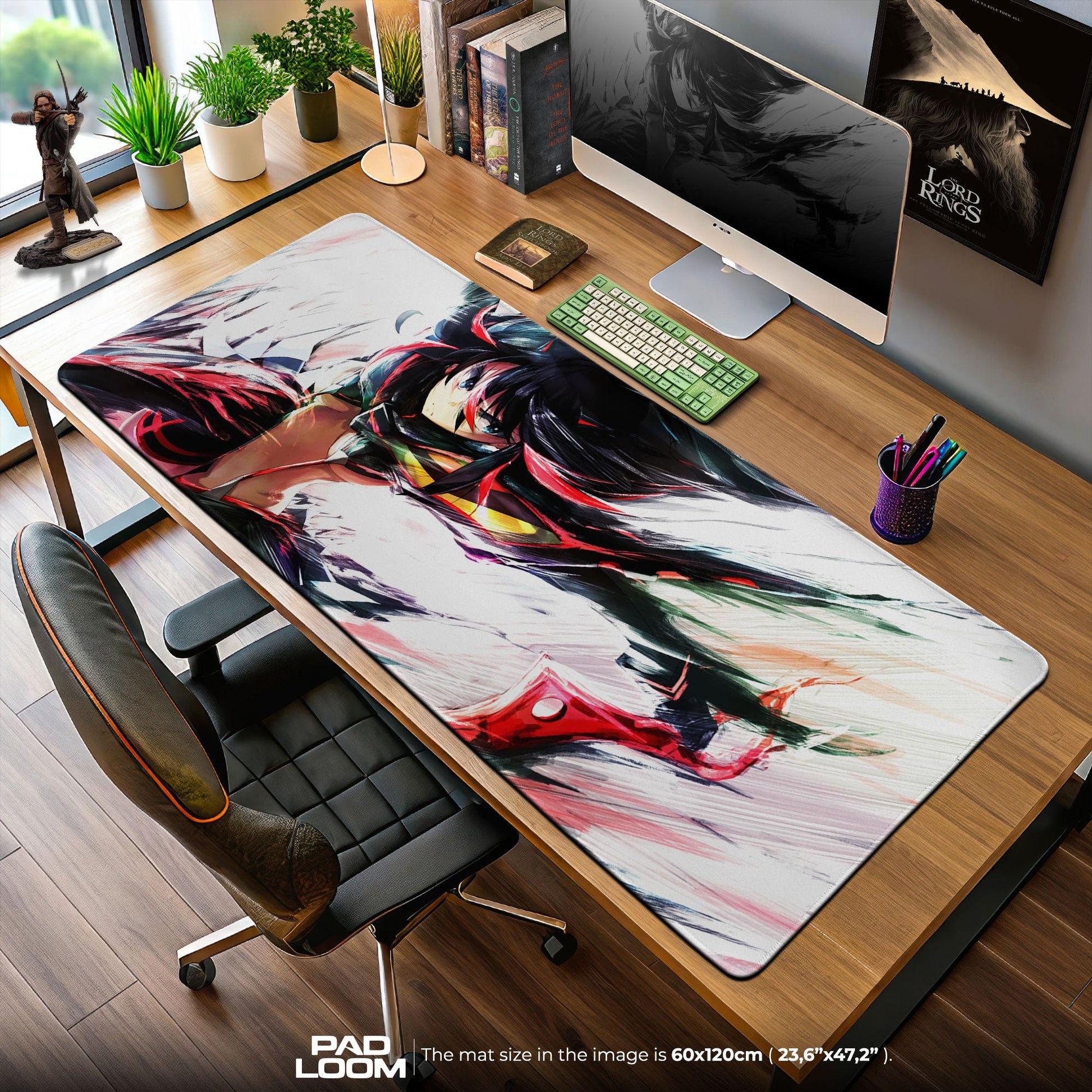 Ryuko Matoi Mouse Pad - Rebel Alliance Anime Desk Mat Padloom
