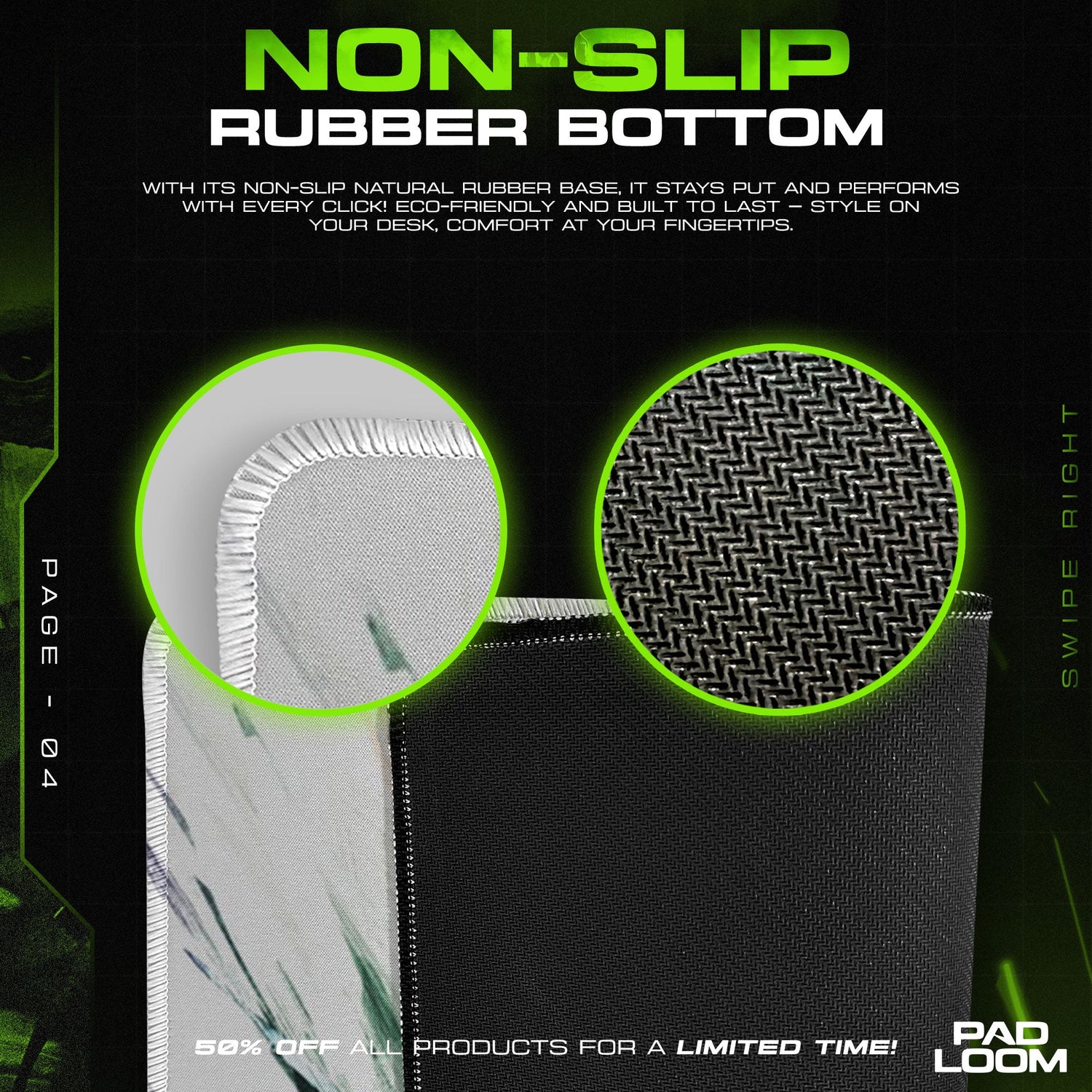 Ryuko Matoi Mouse Pad - Rebel Alliance Anime Desk Mat Padloom