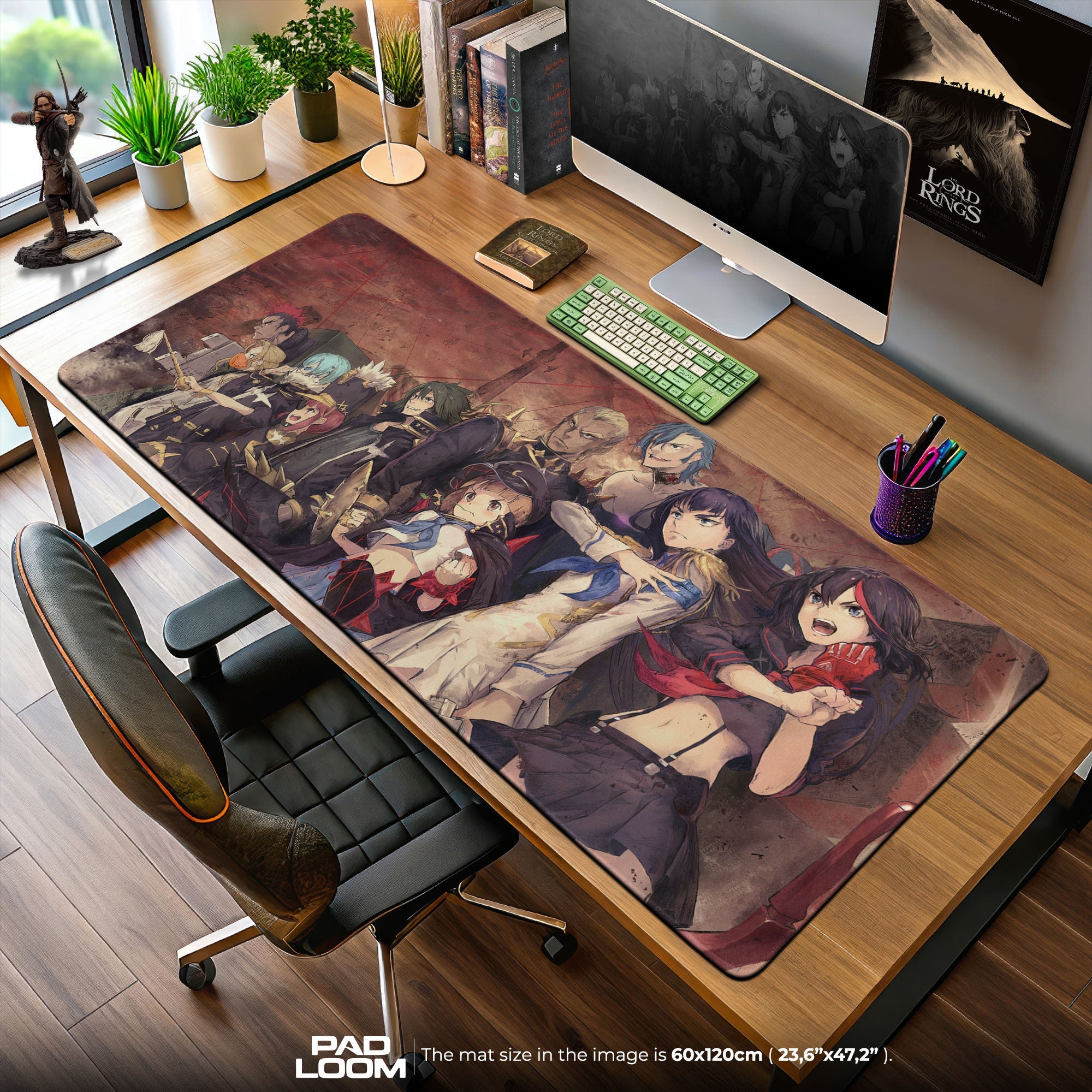 Ryuko Matoi Mouse Pad - Rebel Alliance Anime Desk Mat Padloom