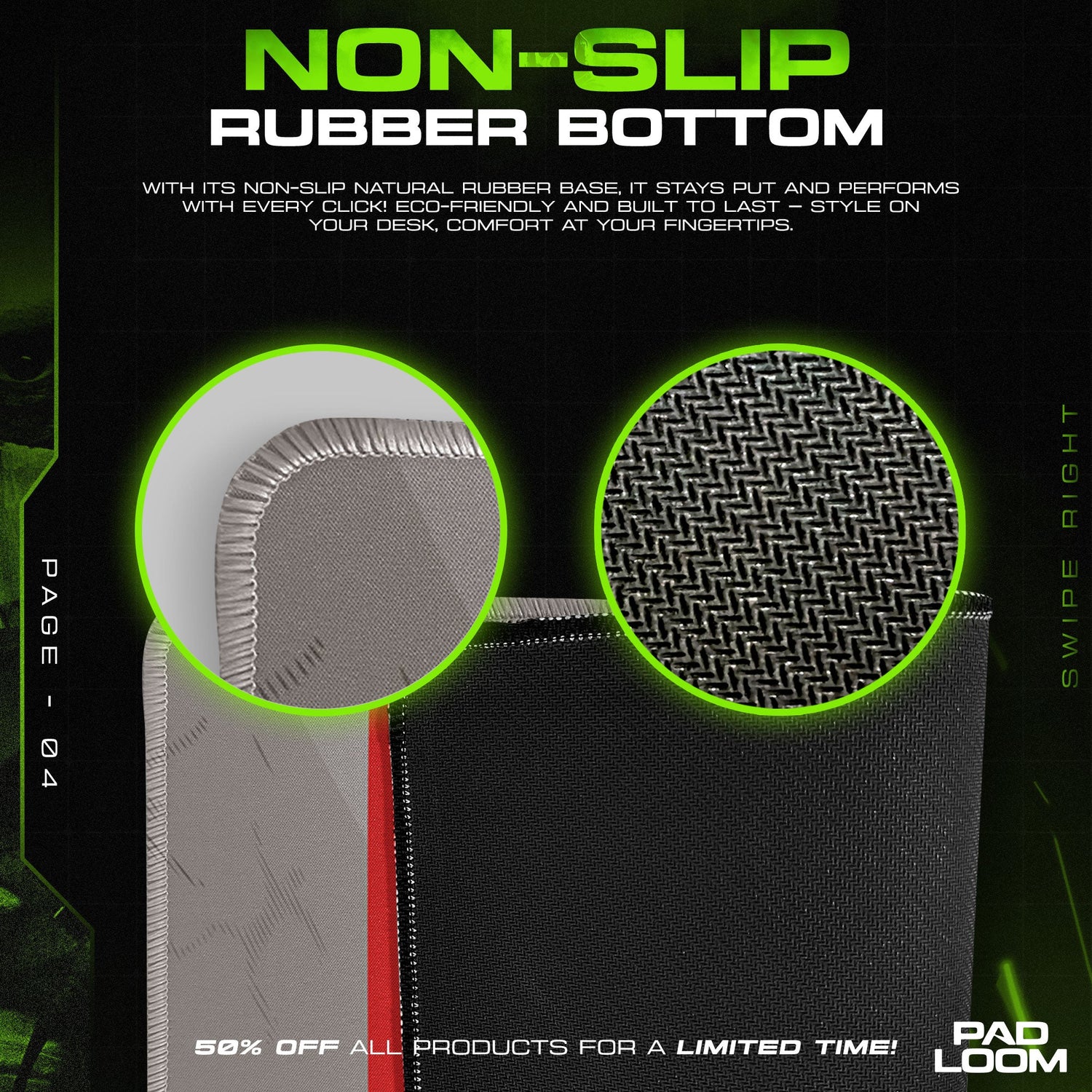 Ryuko Matoi Mouse Pad - Scissor Rage Anime Desk Mat Padloom