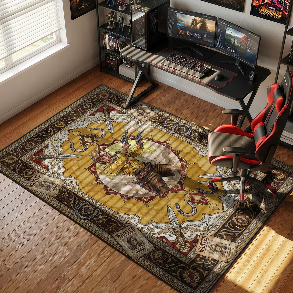 Sadie Adler Kopfgeldjäger Teppich - RDR2 Stuhlmatte