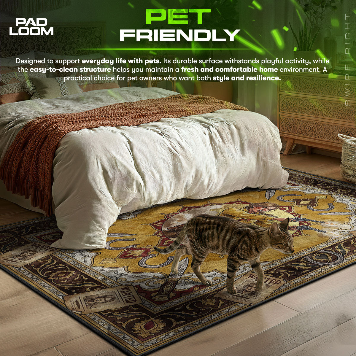 Sadie Adler Kopfgeldjäger Teppich - RDR2 Stuhlmatte