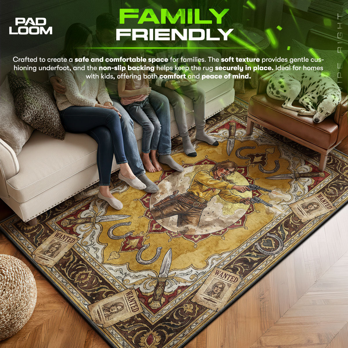 Sadie Adler Kopfgeldjäger Teppich - RDR2 Stuhlmatte