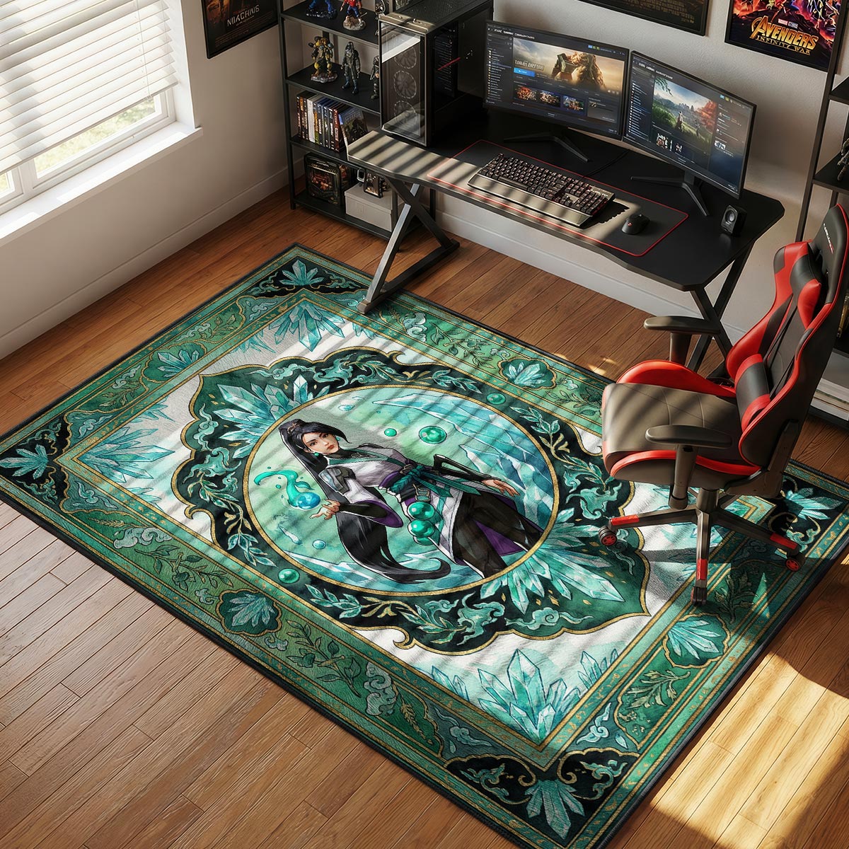 B-12 Rotes Protokollteppich - Streunende Stuhlmatte