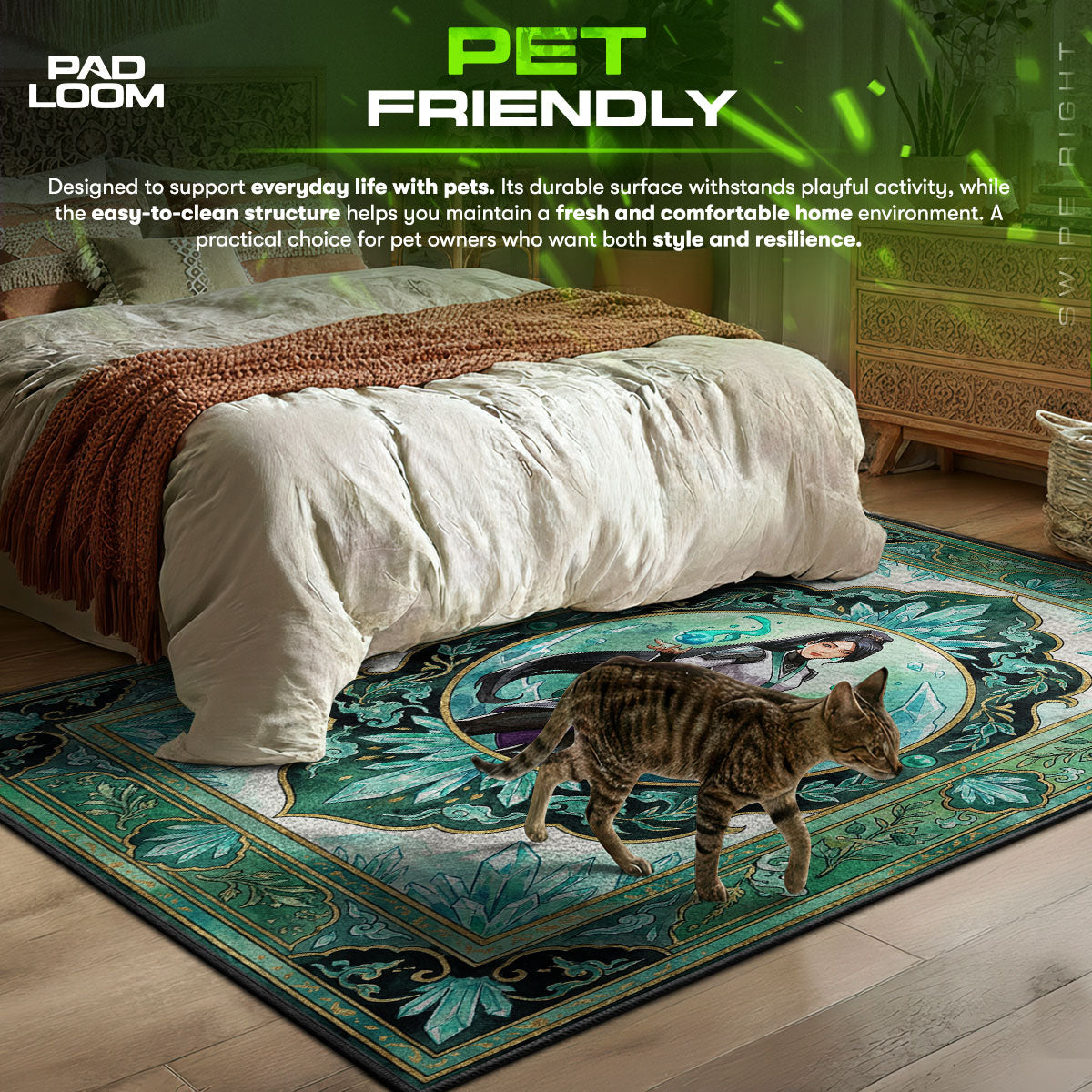 B-12 Rotes Protokollteppich - Streunende Stuhlmatte