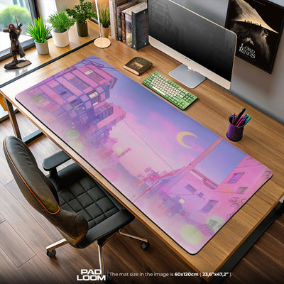 Sailor Moon Mouse Pad – Crescent City Twilight Anime Desk Mat