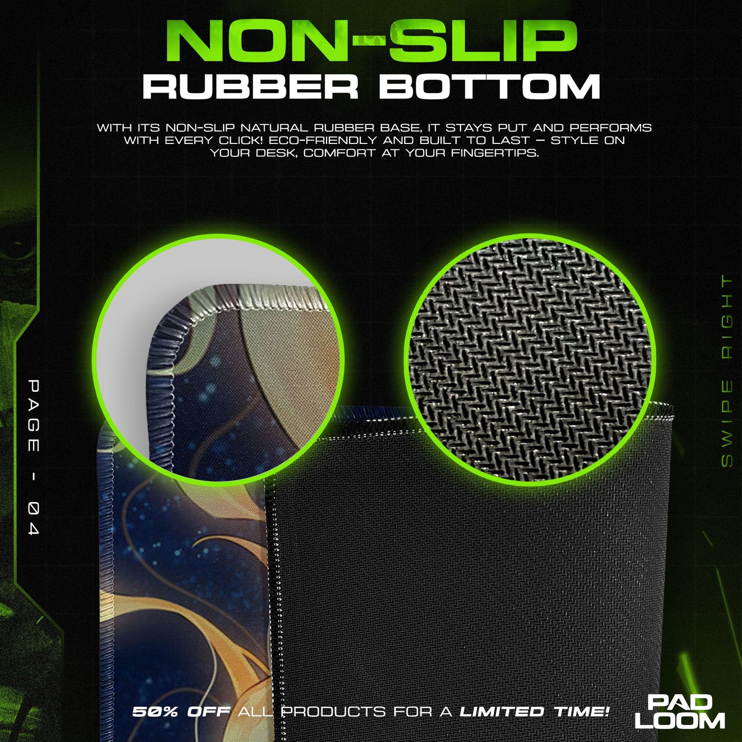 Sailor Moon Galaxy Mouse Pad - Lunar Guardians Desk Mat Padloom