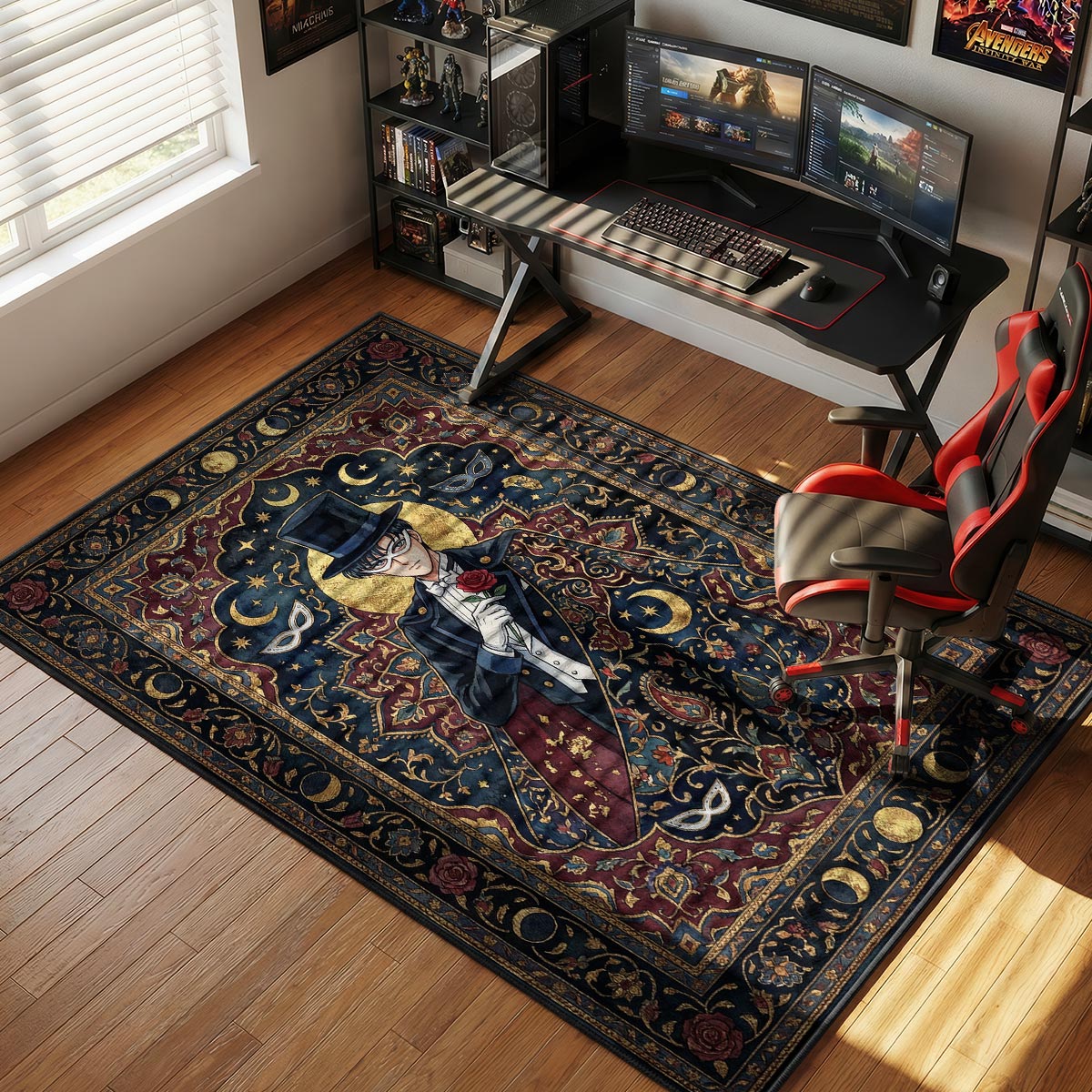 Sailor Moon Moon Stick Rug - Sailor Moon Chair Mat