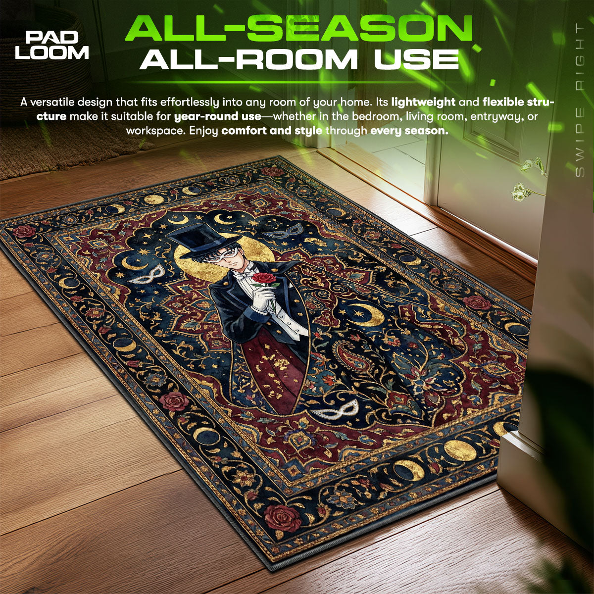 Sailor Moon Moon Stick Rug - Sailor Moon Chair Mat