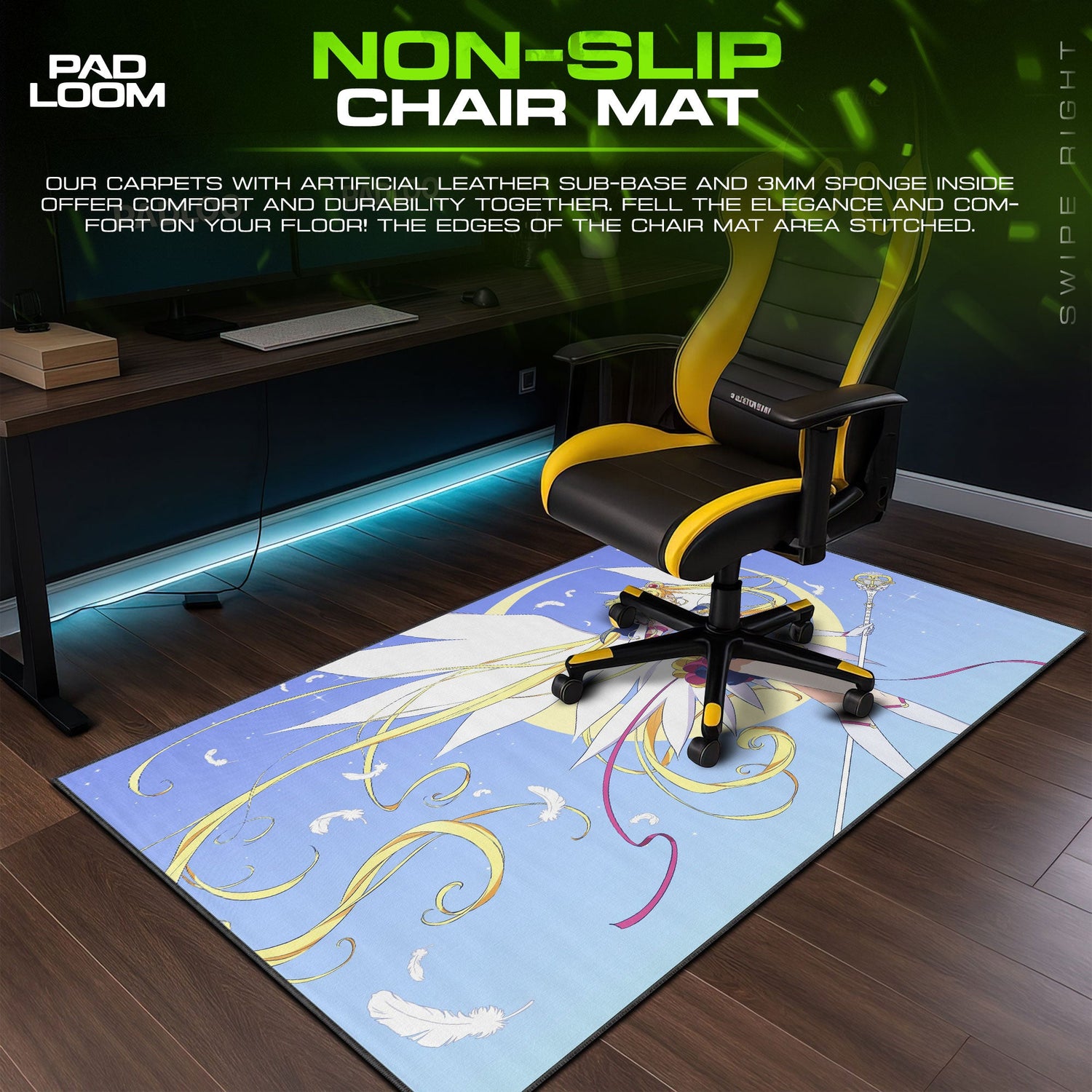 Sailor Moon Mouse Pad - Celestial Anime Desk Mat Padloom