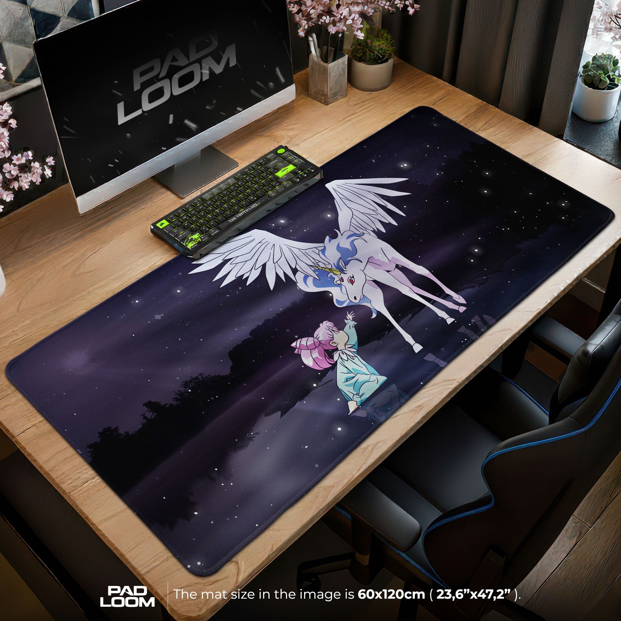 Sailor Moon Pegasus Mouse Pad - Dreamscape Anime Desk Mat Padloom
