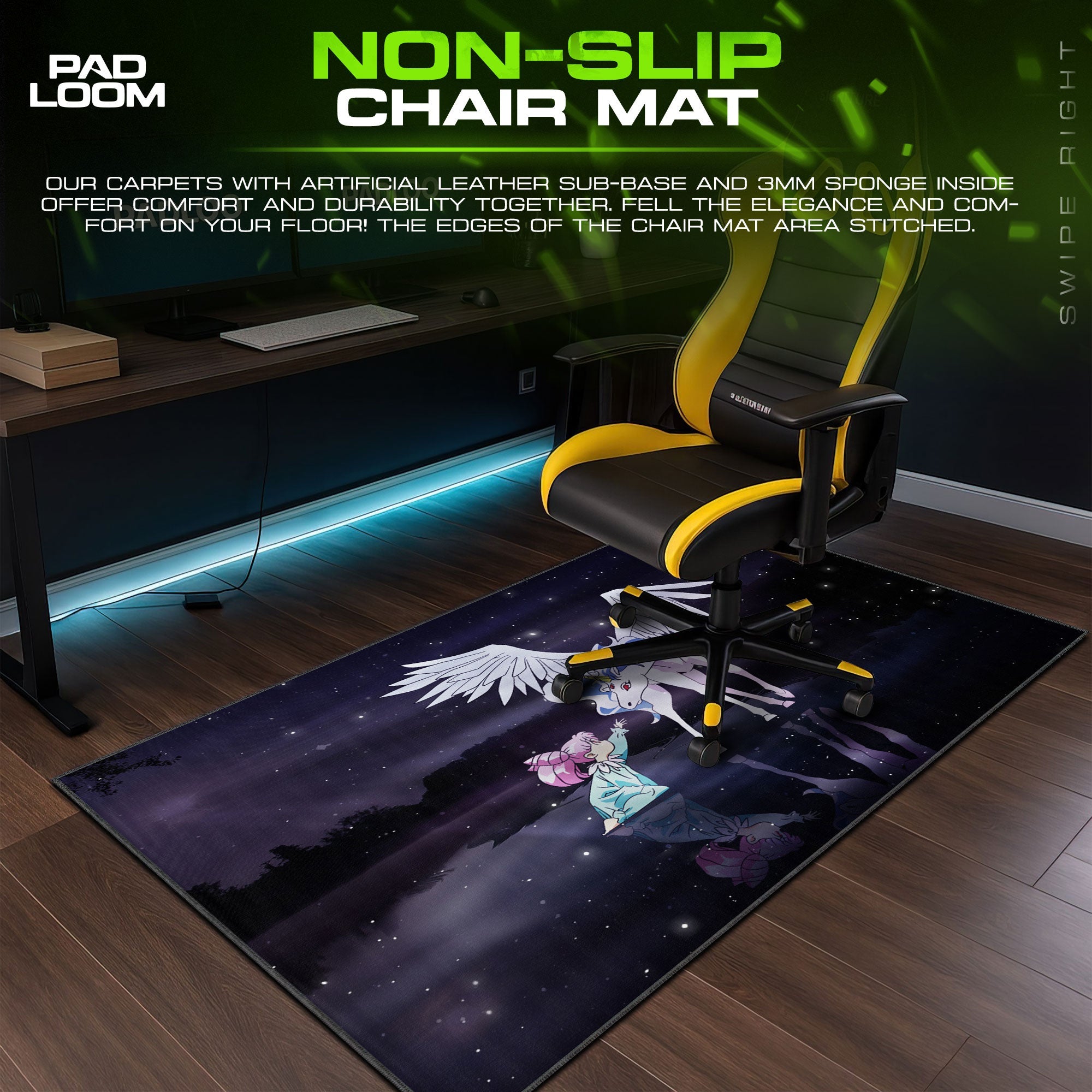 Sailor Moon Pegasus Mouse Pad - Dreamscape Anime Desk Mat Padloom